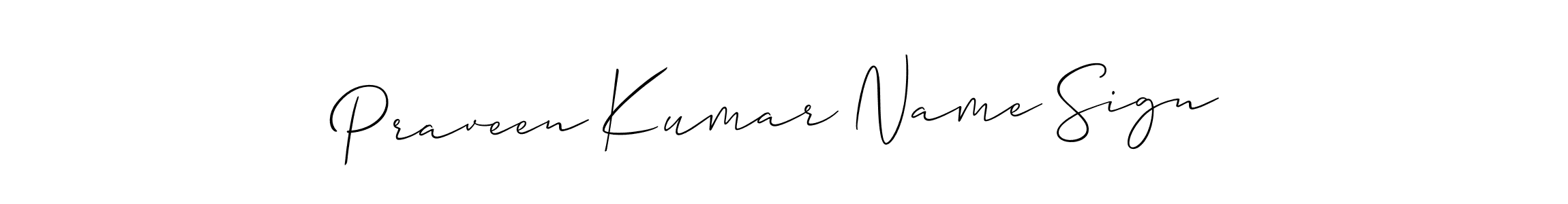 How to make Praveen Kumar Name Sign signature? Allison_Script is a professional autograph style. Create handwritten signature for Praveen Kumar Name Sign name. Praveen Kumar Name Sign signature style 2 images and pictures png