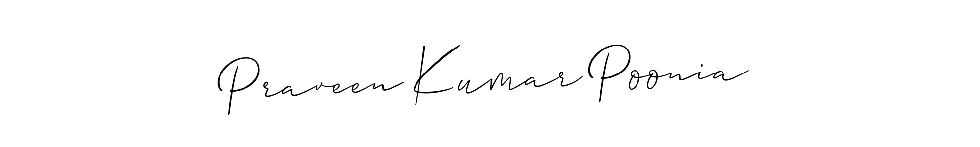 This is the best signature style for the Praveen Kumar Poonia name. Also you like these signature font (Allison_Script). Mix name signature. Praveen Kumar Poonia signature style 2 images and pictures png