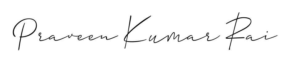 Generate high-definition signature styles for Praveen Kumar Rai. The Allison_Script typeface ensures crisp legibility and sophisticated design. Praveen Kumar Rai signature style 2 images and pictures png