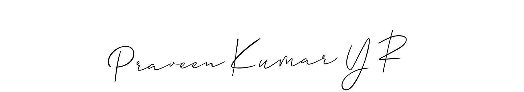 Here are the top 10 professional signature styles for the name Praveen Kumar Y R. These are the best autograph styles you can use for your name. Praveen Kumar Y R signature style 2 images and pictures png