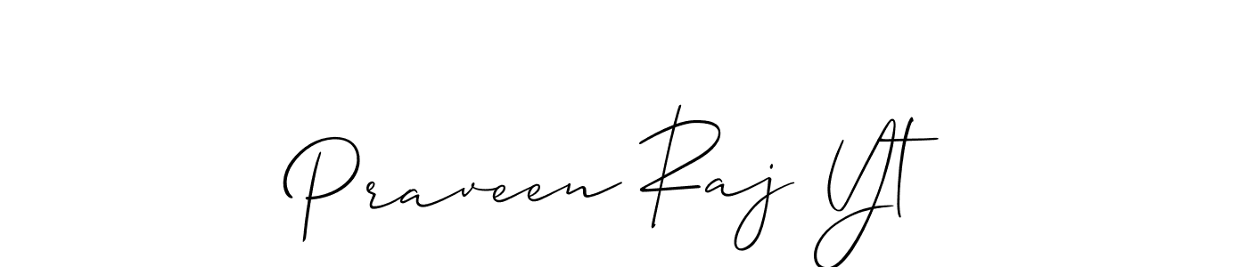 How to Draw Praveen Raj Yt signature style? Allison_Script is a latest design signature styles for name Praveen Raj Yt. Praveen Raj Yt signature style 2 images and pictures png