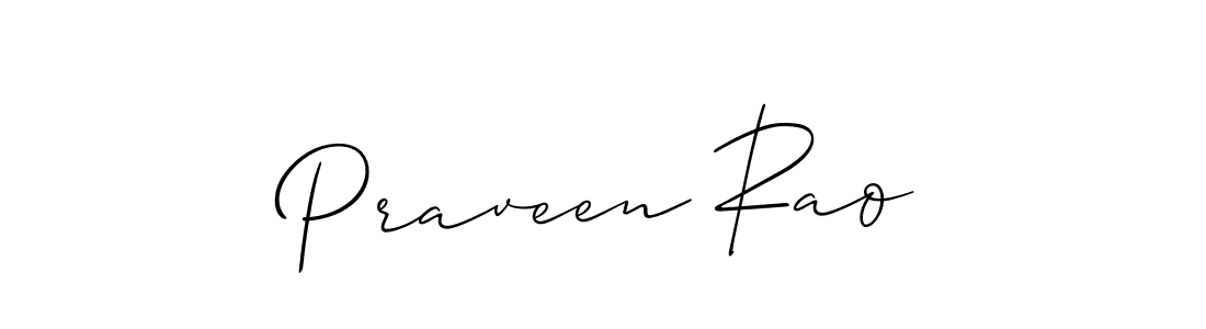 Best and Professional Signature Style for Praveen Rao. Allison_Script Best Signature Style Collection. Praveen Rao signature style 2 images and pictures png