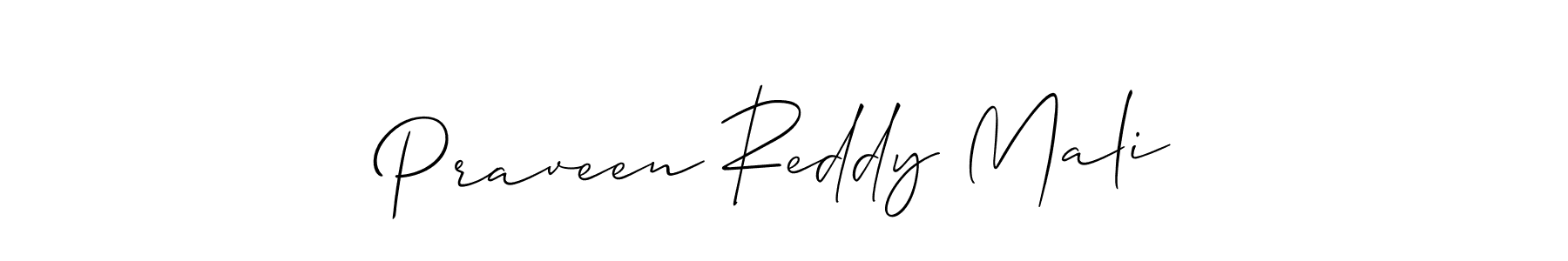 How to Draw Praveen Reddy Mali signature style? Allison_Script is a latest design signature styles for name Praveen Reddy Mali. Praveen Reddy Mali signature style 2 images and pictures png