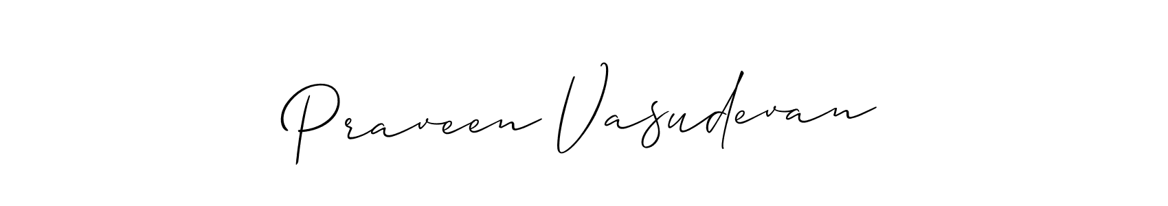 if you are searching for the best signature style for your name Praveen Vasudevan. so please give up your signature search. here we have designed multiple signature styles  using Allison_Script. Praveen Vasudevan signature style 2 images and pictures png