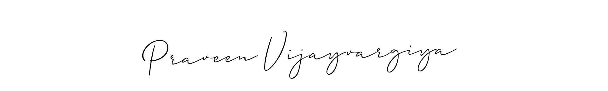 Similarly Allison_Script is the best handwritten signature design. Signature creator online .You can use it as an online autograph creator for name Praveen Vijayvargiya. Praveen Vijayvargiya signature style 2 images and pictures png