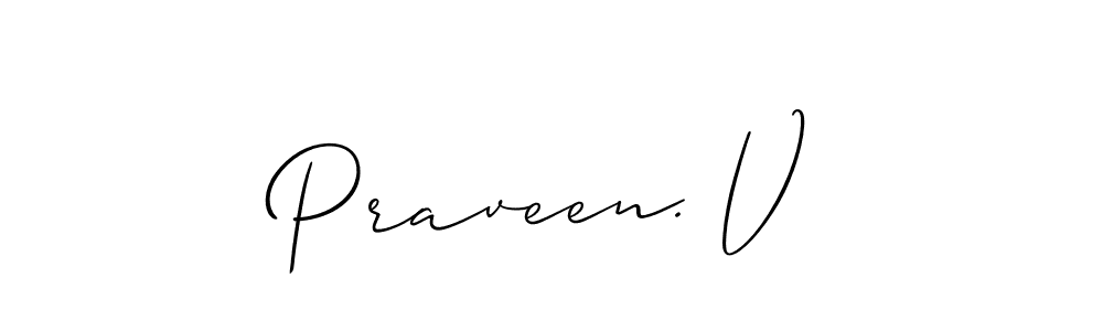 Make a beautiful signature design for name Praveen. V. Use this online signature maker to create a handwritten signature for free. Praveen. V signature style 2 images and pictures png