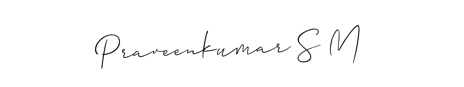 Here are the top 10 professional signature styles for the name Praveenkumar S M. These are the best autograph styles you can use for your name. Praveenkumar S M signature style 2 images and pictures png