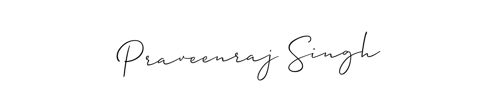 Use a signature maker to create a handwritten signature online. With this signature software, you can design (Allison_Script) your own signature for name Praveenraj Singh. Praveenraj Singh signature style 2 images and pictures png