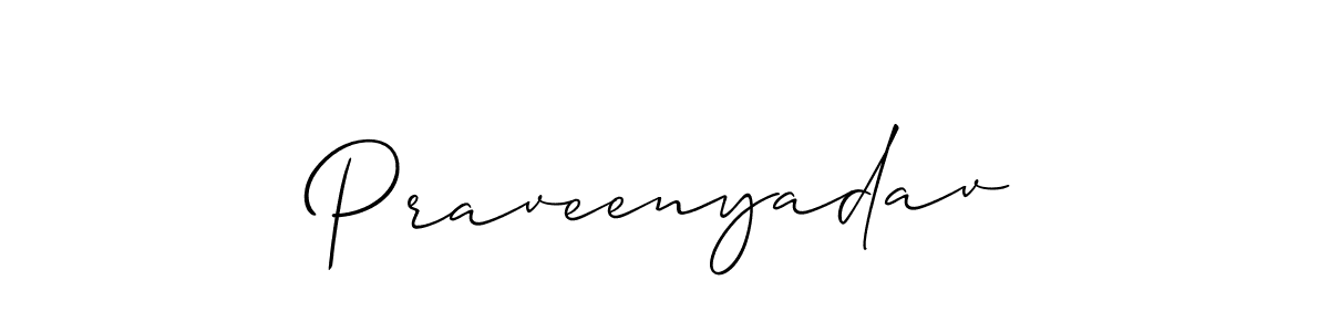 Make a short Praveenyadav signature style. Manage your documents anywhere anytime using Allison_Script. Create and add eSignatures, submit forms, share and send files easily. Praveenyadav signature style 2 images and pictures png