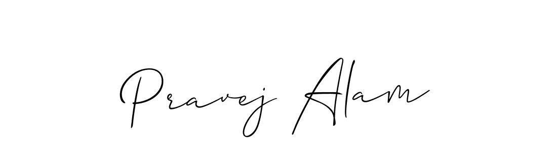 Also You can easily find your signature by using the search form. We will create Pravej Alam name handwritten signature images for you free of cost using Allison_Script sign style. Pravej Alam signature style 2 images and pictures png