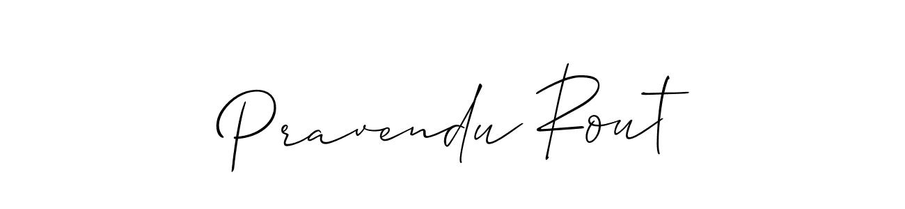 How to make Pravendu Rout signature? Allison_Script is a professional autograph style. Create handwritten signature for Pravendu Rout name. Pravendu Rout signature style 2 images and pictures png