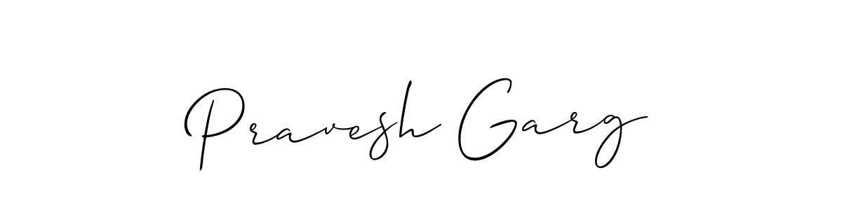 Make a beautiful signature design for name Pravesh Garg. Use this online signature maker to create a handwritten signature for free. Pravesh Garg signature style 2 images and pictures png