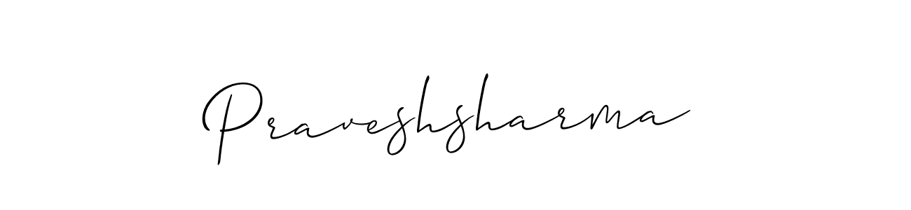 Similarly Allison_Script is the best handwritten signature design. Signature creator online .You can use it as an online autograph creator for name Praveshsharma. Praveshsharma signature style 2 images and pictures png