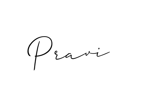 Make a beautiful signature design for name Pravi. With this signature (Allison_Script) style, you can create a handwritten signature for free. Pravi signature style 2 images and pictures png