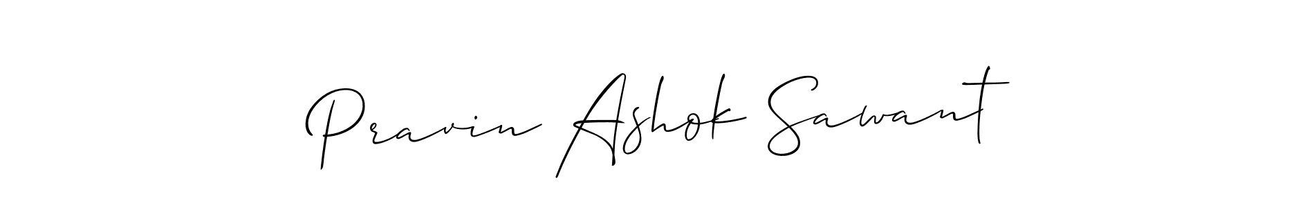 You should practise on your own different ways (Allison_Script) to write your name (Pravin Ashok Sawant) in signature. don't let someone else do it for you. Pravin Ashok Sawant signature style 2 images and pictures png