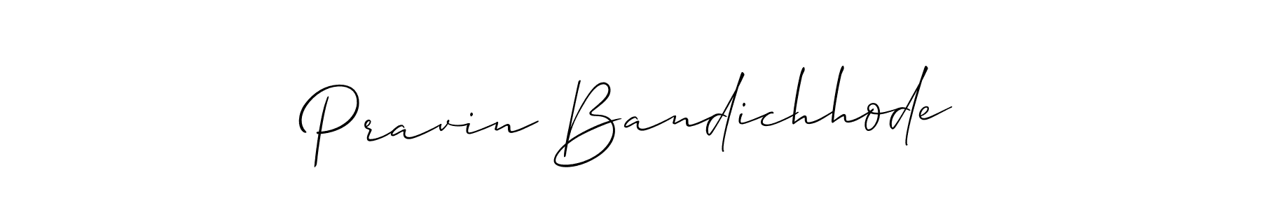 The best way (Allison_Script) to make a short signature is to pick only two or three words in your name. The name Pravin Bandichhode include a total of six letters. For converting this name. Pravin Bandichhode signature style 2 images and pictures png