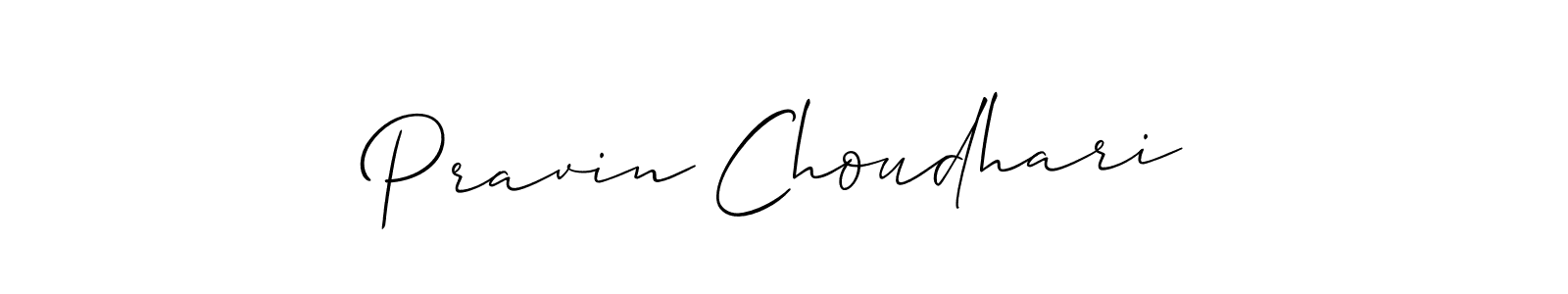 Create a beautiful signature design for name Pravin Choudhari. With this signature (Allison_Script) fonts, you can make a handwritten signature for free. Pravin Choudhari signature style 2 images and pictures png