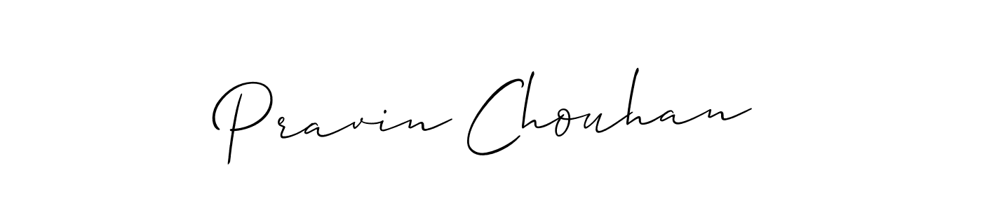 How to Draw Pravin Chouhan signature style? Allison_Script is a latest design signature styles for name Pravin Chouhan. Pravin Chouhan signature style 2 images and pictures png