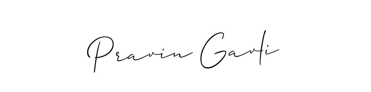 Make a short Pravin Gavli signature style. Manage your documents anywhere anytime using Allison_Script. Create and add eSignatures, submit forms, share and send files easily. Pravin Gavli signature style 2 images and pictures png