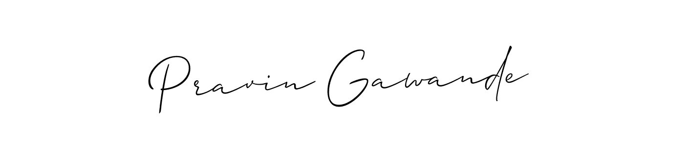 if you are searching for the best signature style for your name Pravin Gawande. so please give up your signature search. here we have designed multiple signature styles  using Allison_Script. Pravin Gawande signature style 2 images and pictures png