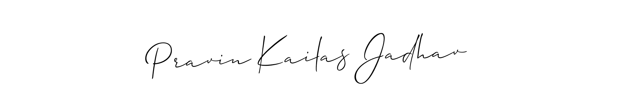 Pravin Kailas Jadhav stylish signature style. Best Handwritten Sign (Allison_Script) for my name. Handwritten Signature Collection Ideas for my name Pravin Kailas Jadhav. Pravin Kailas Jadhav signature style 2 images and pictures png