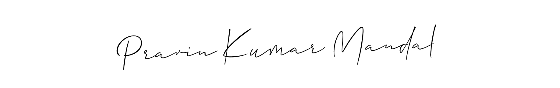 if you are searching for the best signature style for your name Pravin Kumar Mandal. so please give up your signature search. here we have designed multiple signature styles  using Allison_Script. Pravin Kumar Mandal signature style 2 images and pictures png