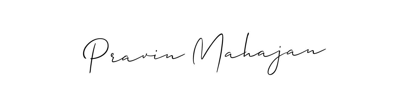 Also we have Pravin Mahajan name is the best signature style. Create professional handwritten signature collection using Allison_Script autograph style. Pravin Mahajan signature style 2 images and pictures png