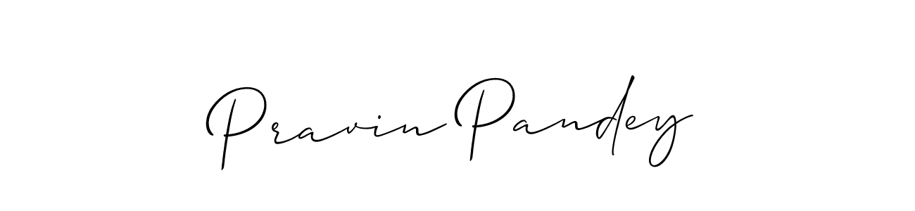 Make a short Pravin Pandey signature style. Manage your documents anywhere anytime using Allison_Script. Create and add eSignatures, submit forms, share and send files easily. Pravin Pandey signature style 2 images and pictures png