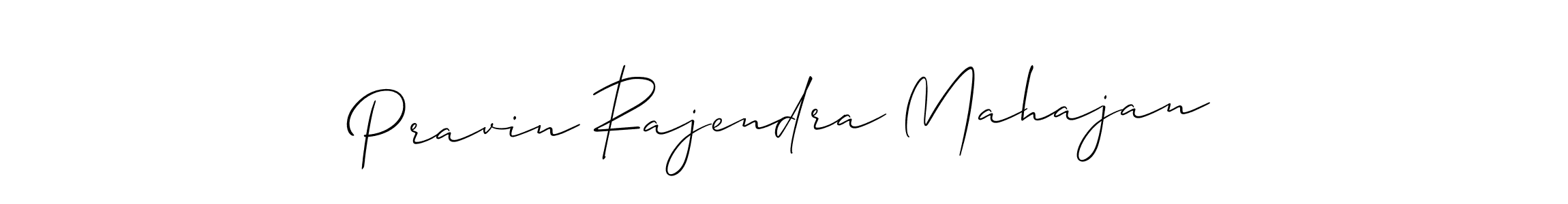 Create a beautiful signature design for name Pravin Rajendra Mahajan. With this signature (Allison_Script) fonts, you can make a handwritten signature for free. Pravin Rajendra Mahajan signature style 2 images and pictures png