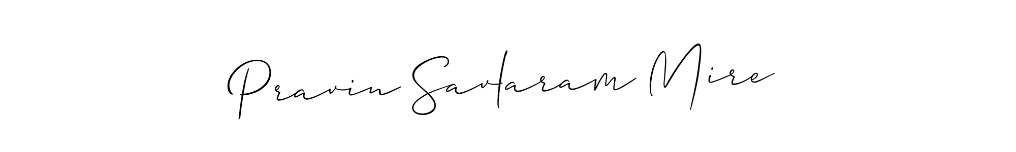 if you are searching for the best signature style for your name Pravin Savlaram Mire. so please give up your signature search. here we have designed multiple signature styles  using Allison_Script. Pravin Savlaram Mire signature style 2 images and pictures png