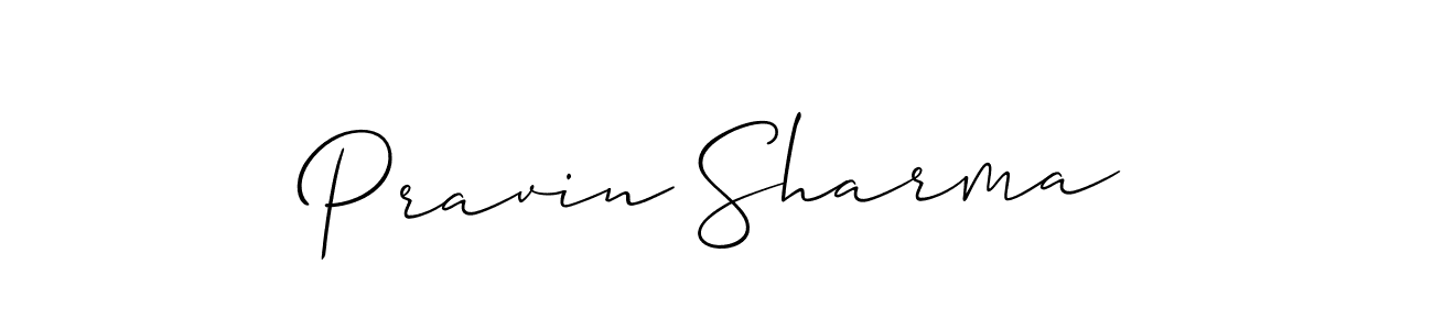You should practise on your own different ways (Allison_Script) to write your name (Pravin Sharma) in signature. don't let someone else do it for you. Pravin Sharma signature style 2 images and pictures png