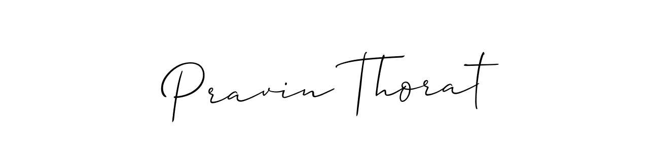Use a signature maker to create a handwritten signature online. With this signature software, you can design (Allison_Script) your own signature for name Pravin Thorat. Pravin Thorat signature style 2 images and pictures png