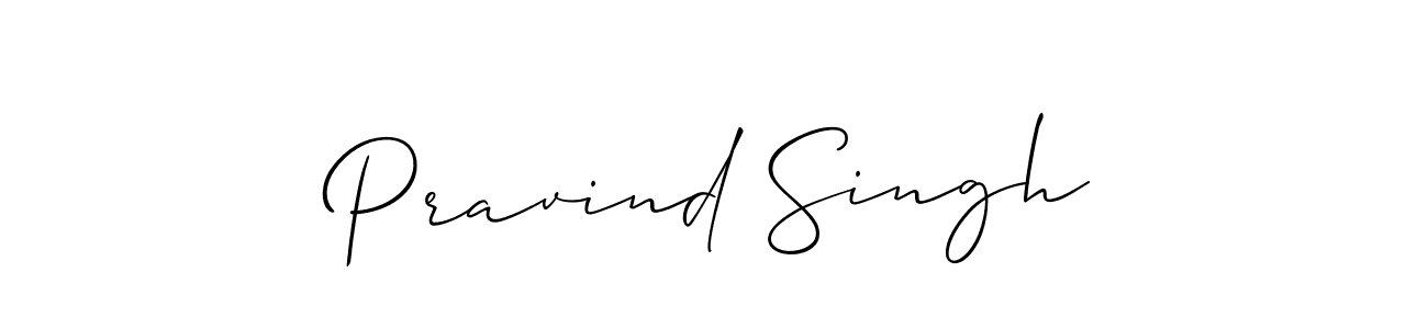 Create a beautiful signature design for name Pravind Singh. With this signature (Allison_Script) fonts, you can make a handwritten signature for free. Pravind Singh signature style 2 images and pictures png