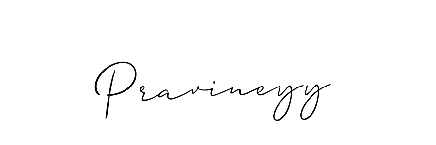 Make a short Pravineyy signature style. Manage your documents anywhere anytime using Allison_Script. Create and add eSignatures, submit forms, share and send files easily. Pravineyy signature style 2 images and pictures png