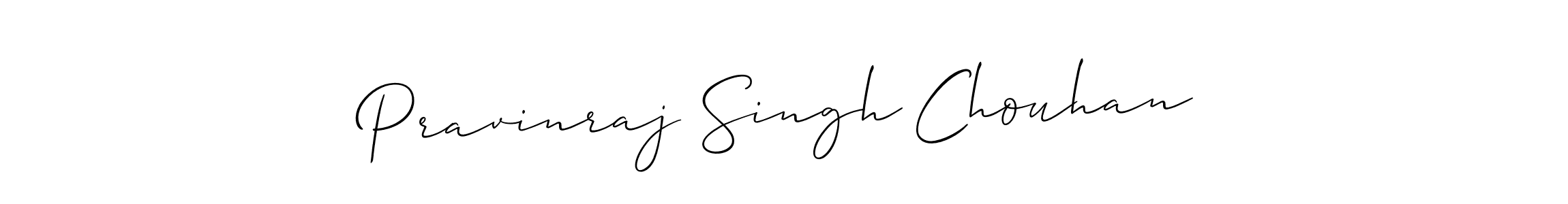 How to make Pravinraj Singh Chouhan signature? Allison_Script is a professional autograph style. Create handwritten signature for Pravinraj Singh Chouhan name. Pravinraj Singh Chouhan signature style 2 images and pictures png