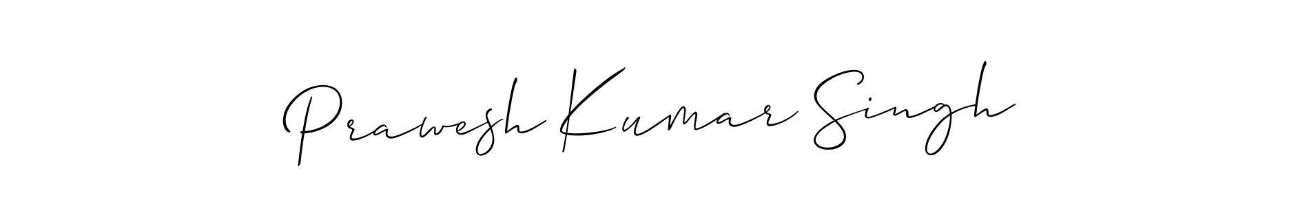 Also You can easily find your signature by using the search form. We will create Prawesh Kumar Singh name handwritten signature images for you free of cost using Allison_Script sign style. Prawesh Kumar Singh signature style 2 images and pictures png
