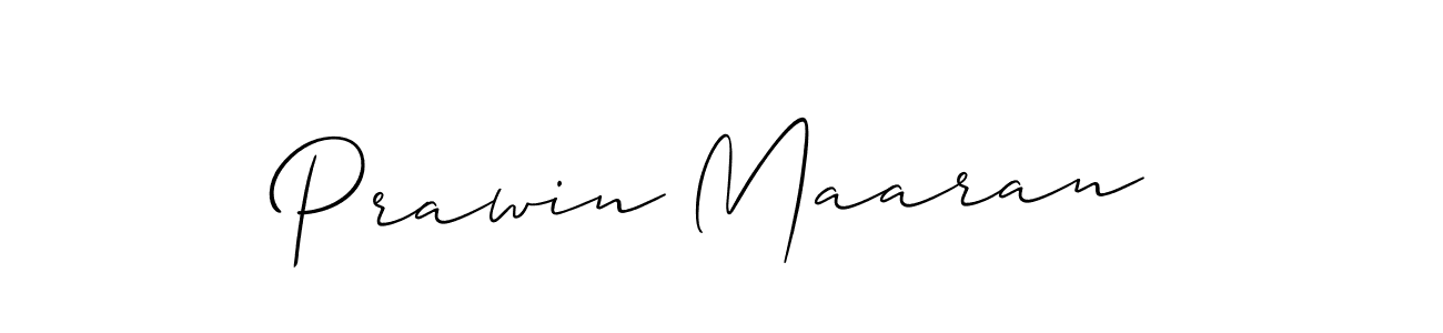 Allison_Script is a professional signature style that is perfect for those who want to add a touch of class to their signature. It is also a great choice for those who want to make their signature more unique. Get Prawin Maaran name to fancy signature for free. Prawin Maaran signature style 2 images and pictures png