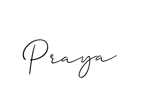 Also we have Praya name is the best signature style. Create professional handwritten signature collection using Allison_Script autograph style. Praya signature style 2 images and pictures png