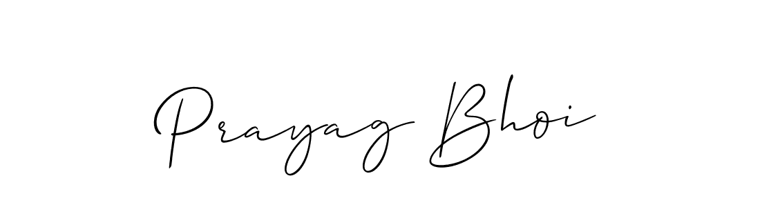 Allison_Script is a professional signature style that is perfect for those who want to add a touch of class to their signature. It is also a great choice for those who want to make their signature more unique. Get Prayag Bhoi name to fancy signature for free. Prayag Bhoi signature style 2 images and pictures png