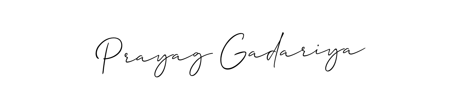 Here are the top 10 professional signature styles for the name Prayag Gadariya. These are the best autograph styles you can use for your name. Prayag Gadariya signature style 2 images and pictures png