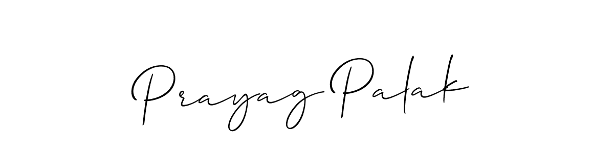 Best and Professional Signature Style for Prayag Palak. Allison_Script Best Signature Style Collection. Prayag Palak signature style 2 images and pictures png