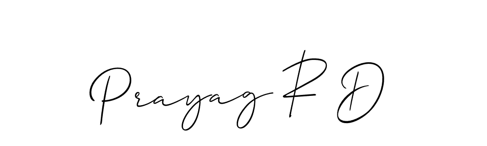 Prayag R D stylish signature style. Best Handwritten Sign (Allison_Script) for my name. Handwritten Signature Collection Ideas for my name Prayag R D. Prayag R D signature style 2 images and pictures png