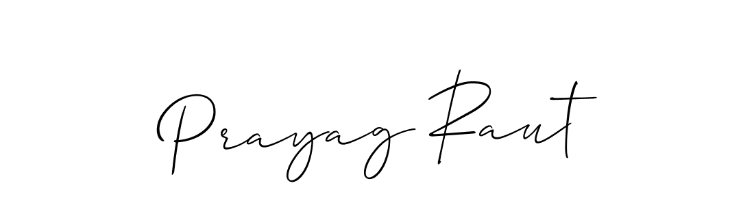 Make a beautiful signature design for name Prayag Raut. With this signature (Allison_Script) style, you can create a handwritten signature for free. Prayag Raut signature style 2 images and pictures png