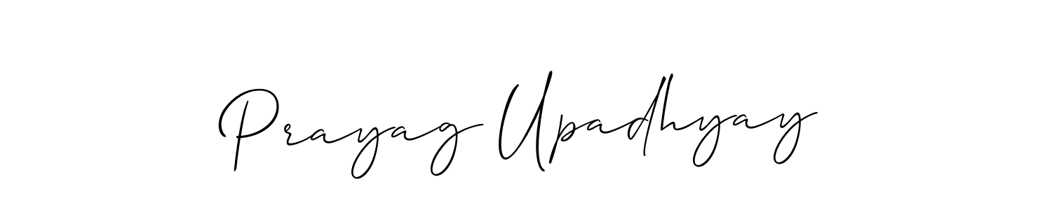 Use a signature maker to create a handwritten signature online. With this signature software, you can design (Allison_Script) your own signature for name Prayag Upadhyay. Prayag Upadhyay signature style 2 images and pictures png