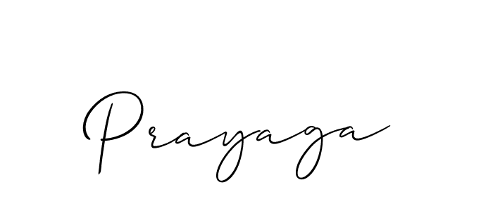 How to make Prayaga signature? Allison_Script is a professional autograph style. Create handwritten signature for Prayaga name. Prayaga signature style 2 images and pictures png