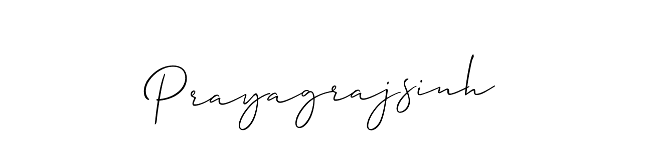 Create a beautiful signature design for name Prayagrajsinh. With this signature (Allison_Script) fonts, you can make a handwritten signature for free. Prayagrajsinh signature style 2 images and pictures png