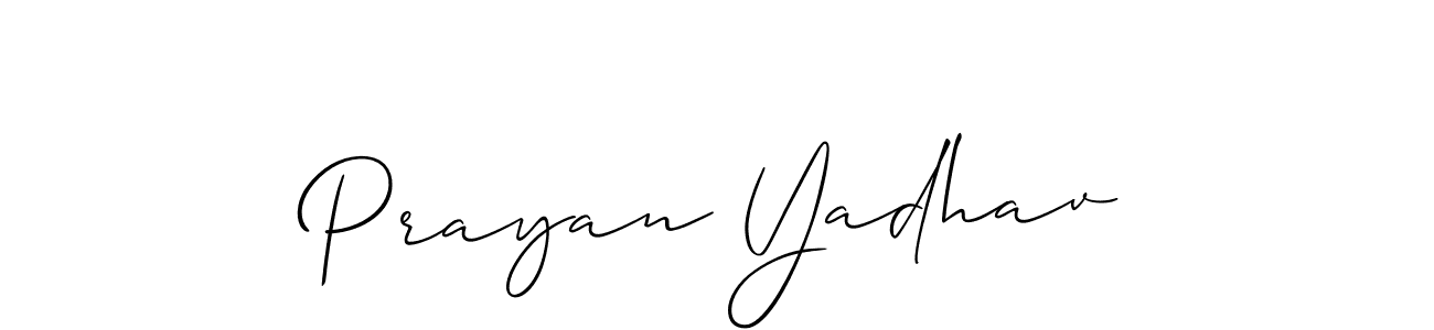 if you are searching for the best signature style for your name Prayan Yadhav. so please give up your signature search. here we have designed multiple signature styles  using Allison_Script. Prayan Yadhav signature style 2 images and pictures png