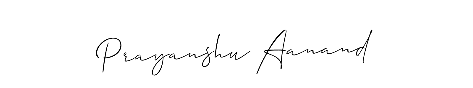 How to Draw Prayanshu Aanand signature style? Allison_Script is a latest design signature styles for name Prayanshu Aanand. Prayanshu Aanand signature style 2 images and pictures png
