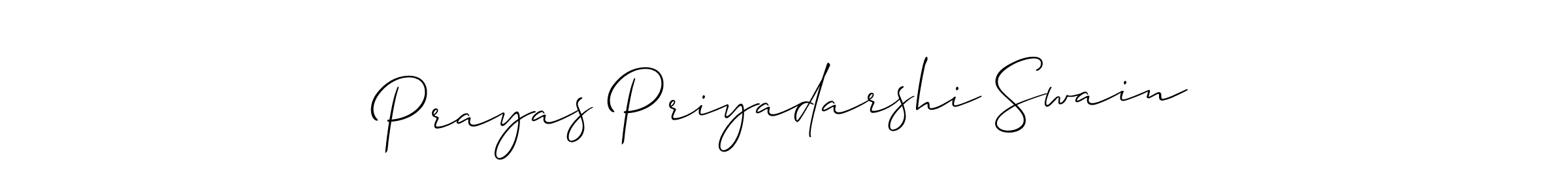 Also we have Prayas Priyadarshi Swain name is the best signature style. Create professional handwritten signature collection using Allison_Script autograph style. Prayas Priyadarshi Swain signature style 2 images and pictures png