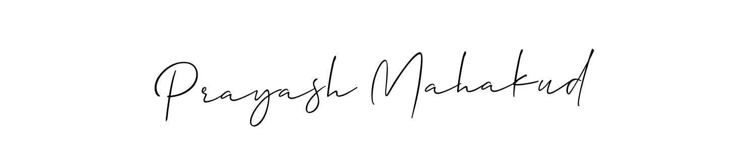 Make a short Prayash Mahakud signature style. Manage your documents anywhere anytime using Allison_Script. Create and add eSignatures, submit forms, share and send files easily. Prayash Mahakud signature style 2 images and pictures png